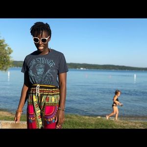 Dashiki Drawstring Pants